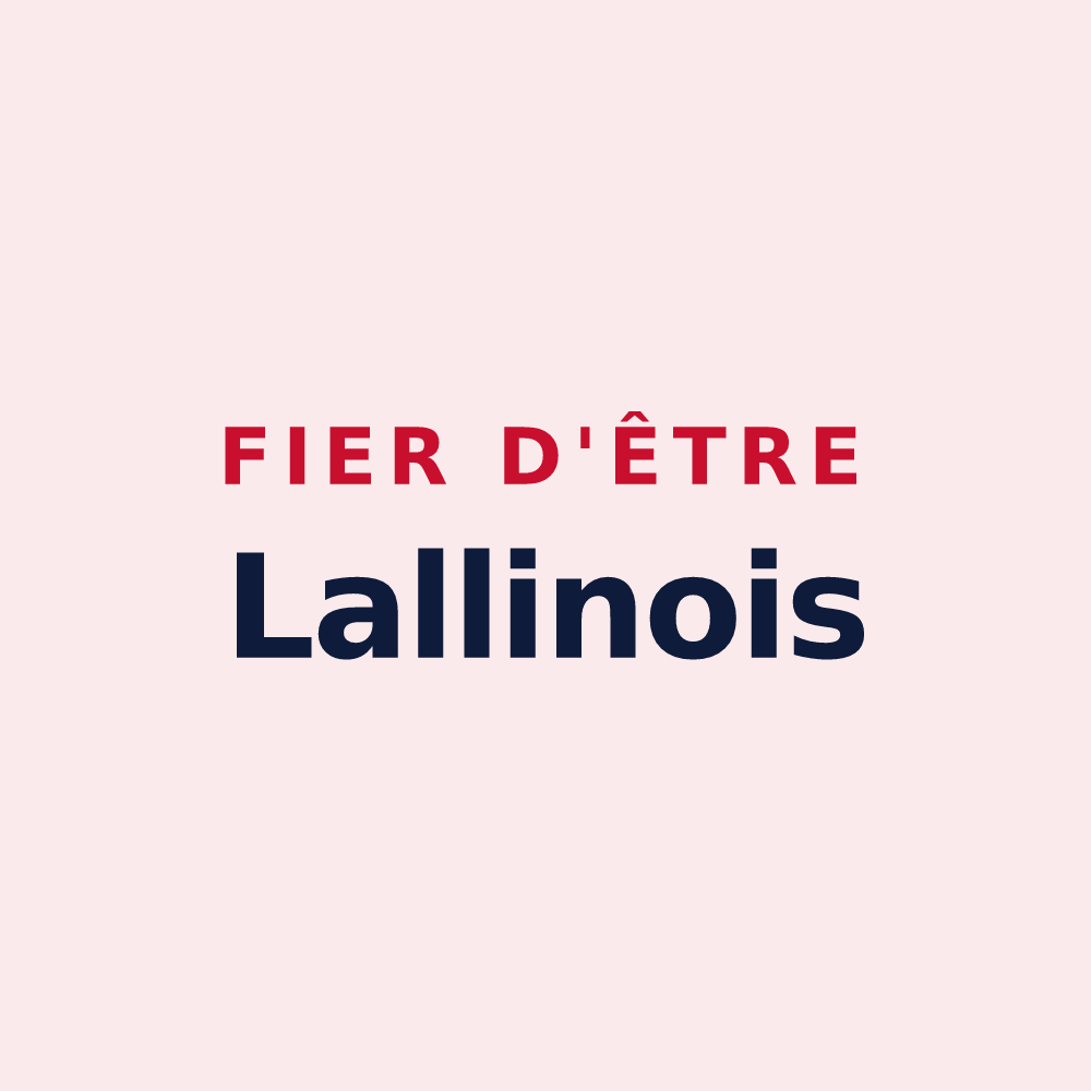 Magnet « Fier d'être Lallinois » — design pour Lallaing