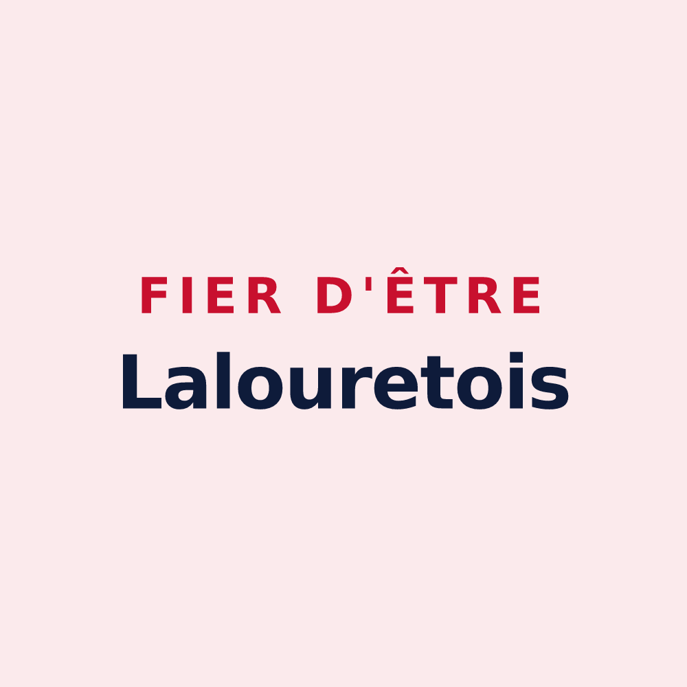 Magnet « Fier d'être Lalouretois » — design pour Lalouret-Laffiteau