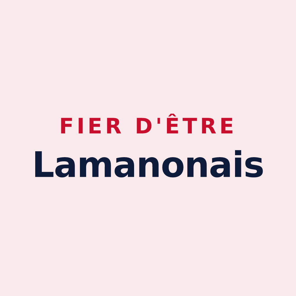 Magnet « Fier d'être Lamanonais » — design pour Lamanon