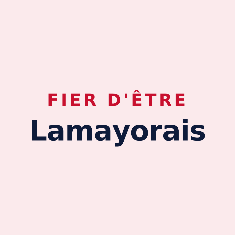Magnet « Fier d'être Lamayorais » — design pour Lamayou