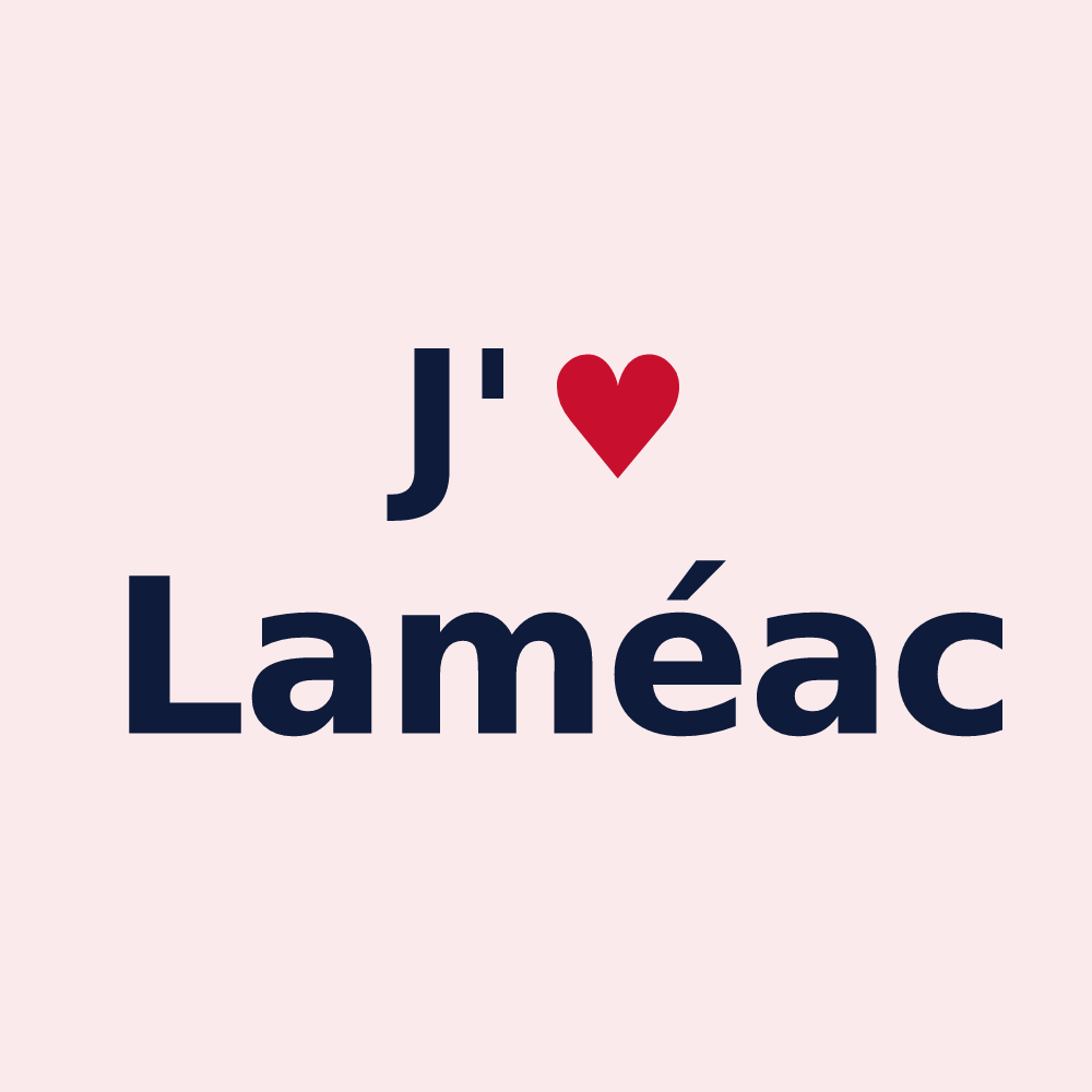 Magnet personnalisé Laméac — design J'aime Laméac