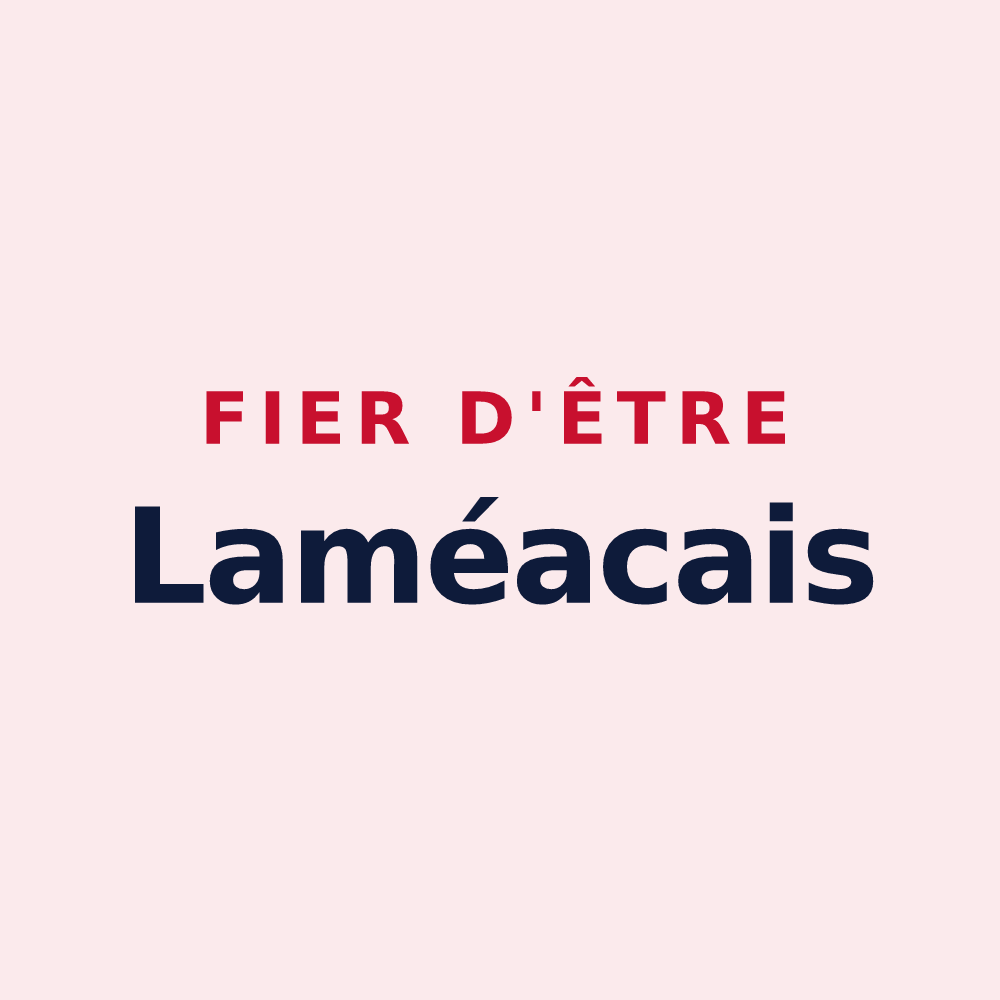 Magnet « Fier d'être Laméacais » — design pour Laméac