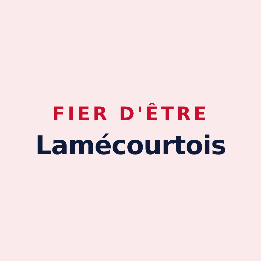 Magnet « Fier d'être Lamécourtois » — design pour Lamécourt