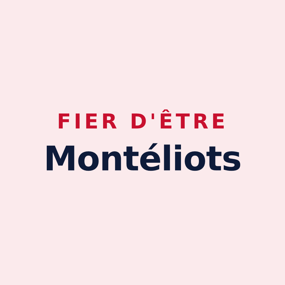 Magnet « Fier d'être Montéliots » — design pour Lamontélarié