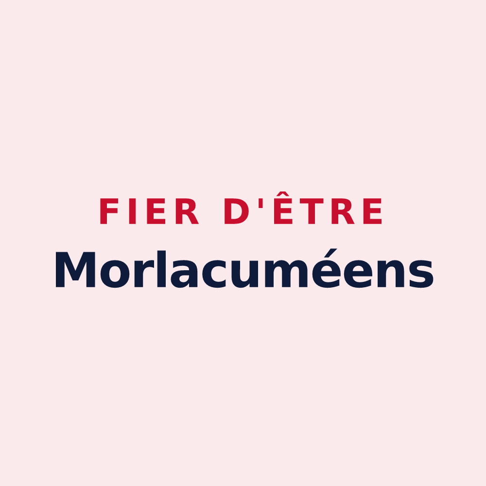 Magnet « Fier d'être Morlacuméens » — design pour Lamorlaye