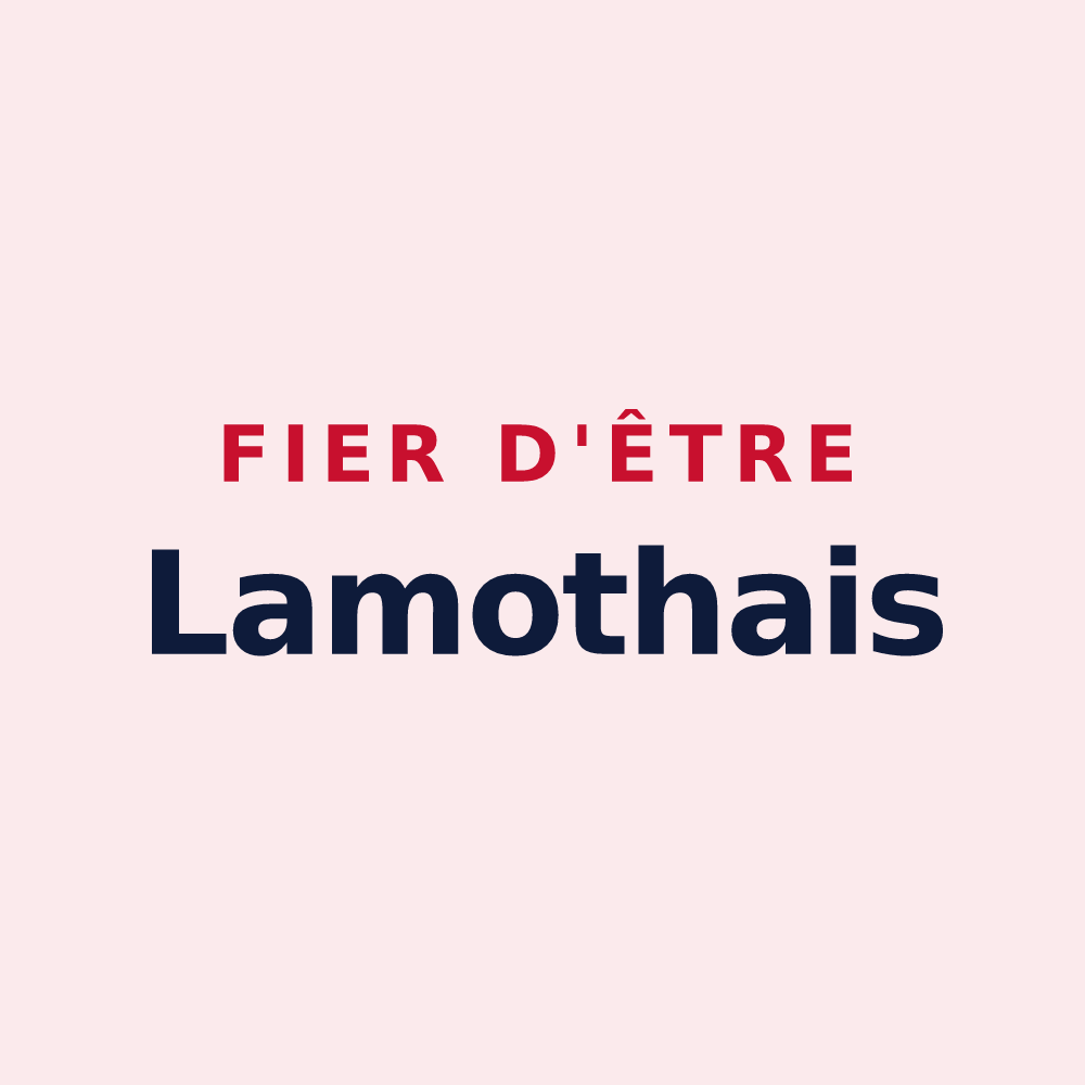 Magnet « Fier d'être Lamothais » — design pour Lamothe-Landerron