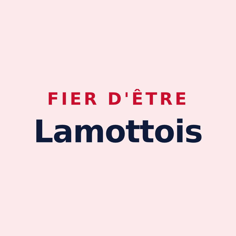Magnet « Fier d'être Lamottois » — design pour Lamotte-Beuvron