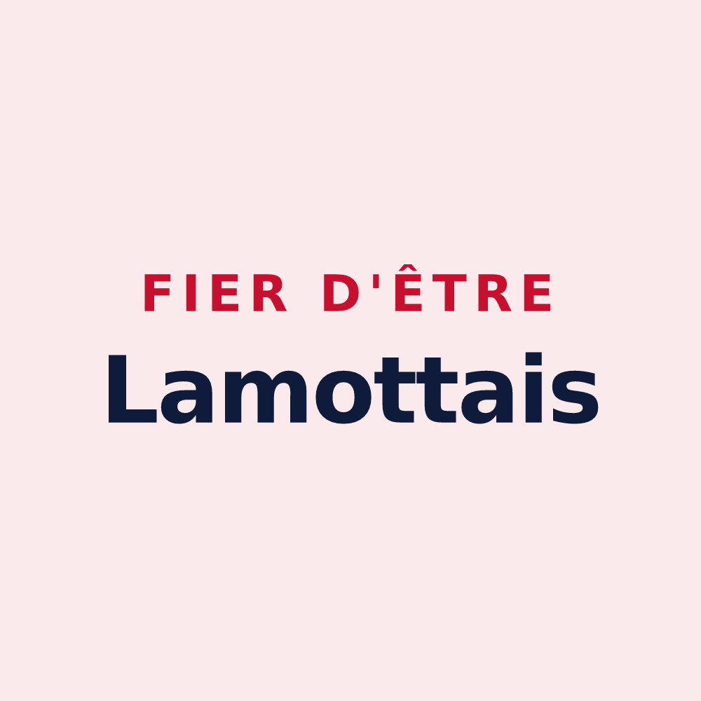 Magnet « Fier d'être Lamottais » — design pour Lamotte-Buleux