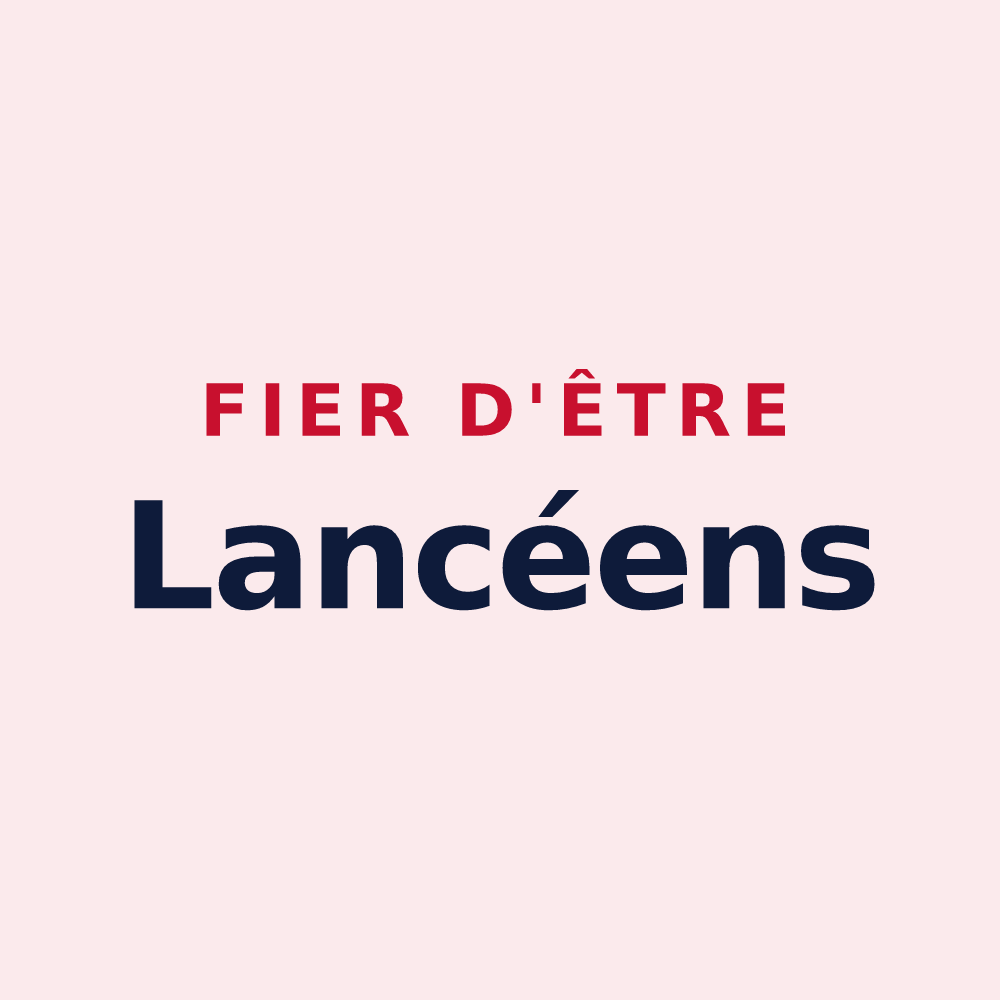 Magnet « Fier d'être Lancéens » — design pour Lancé