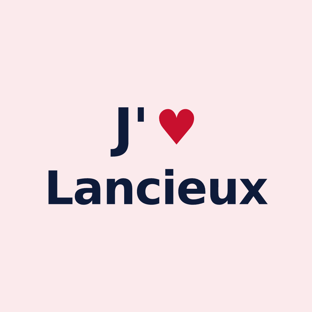 Magnet personnalisé Lancieux — design J'aime Lancieux