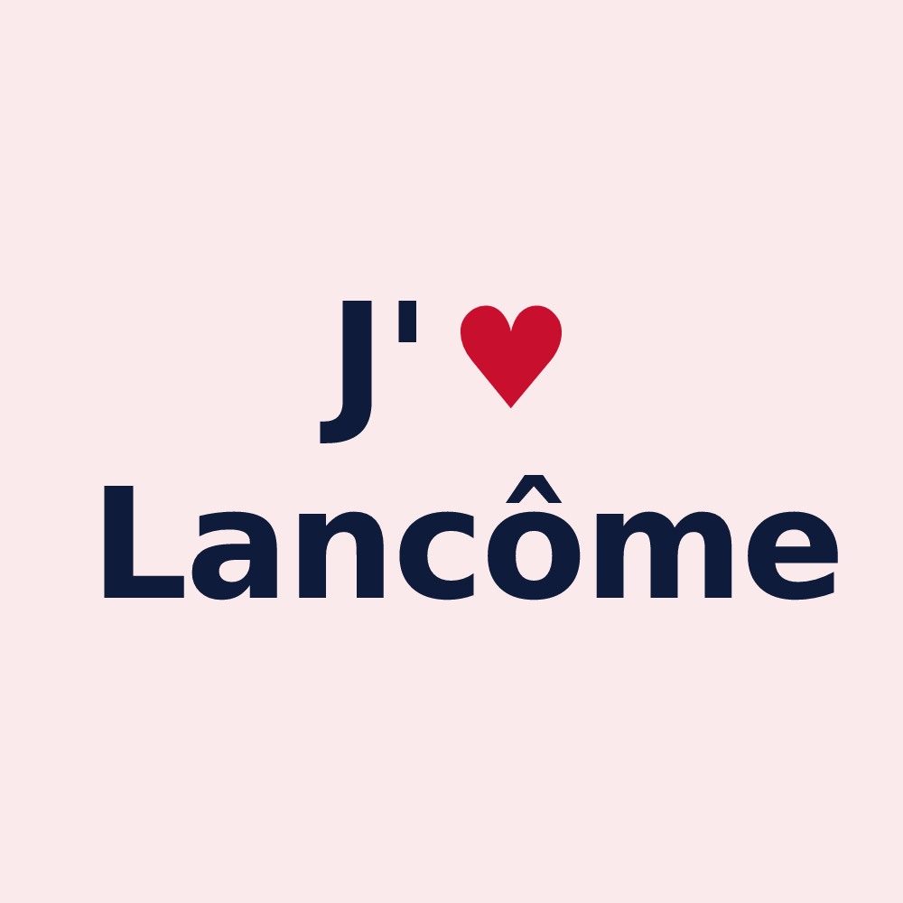 Magnet personnalisé Lancôme — design J'aime Lancôme