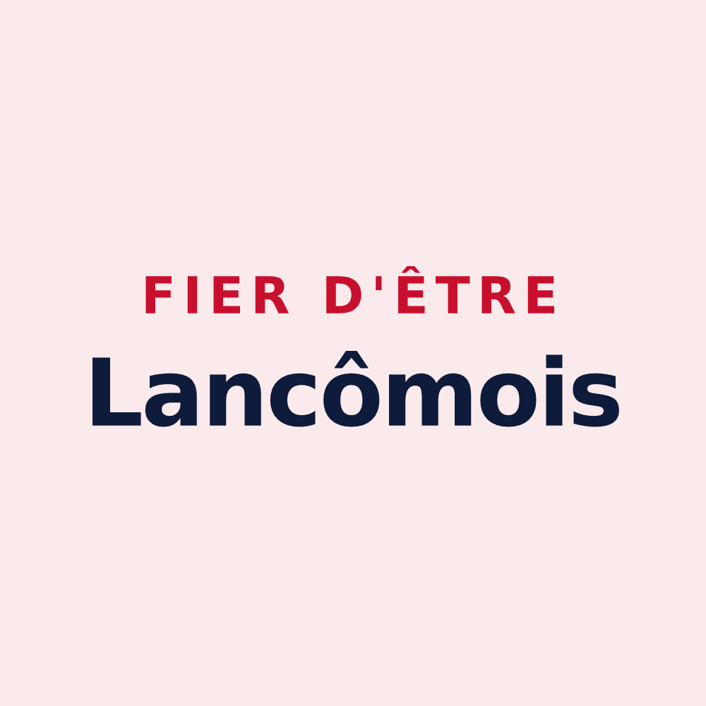 Magnet « Fier d'être Lancômois » — design pour Lancôme