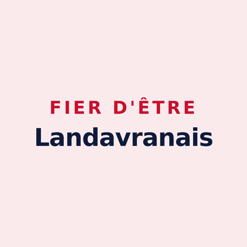 Magnet « Fier d'être Landavranais » — design pour Landavran