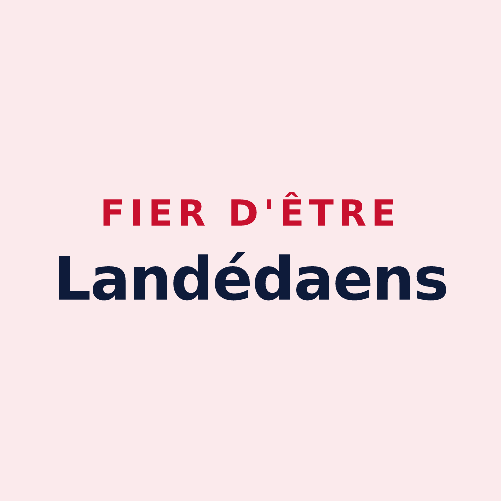 Magnet « Fier d'être Landédaens » — design pour Landéda