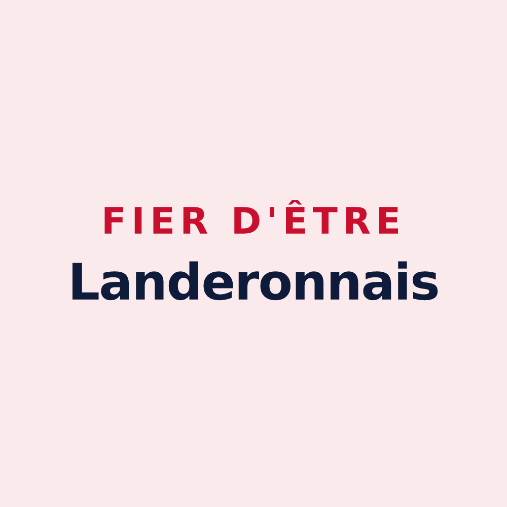 Magnet « Fier d'être Landeronnais » — design pour Landeronde