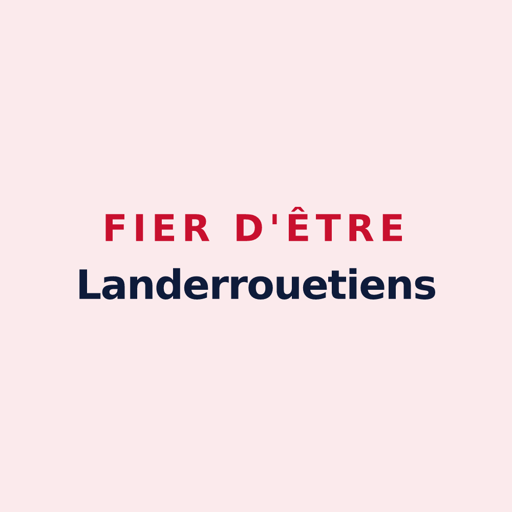 Magnet « Fier d'être Landerrouetiens » — design pour Landerrouet-sur-Ségur