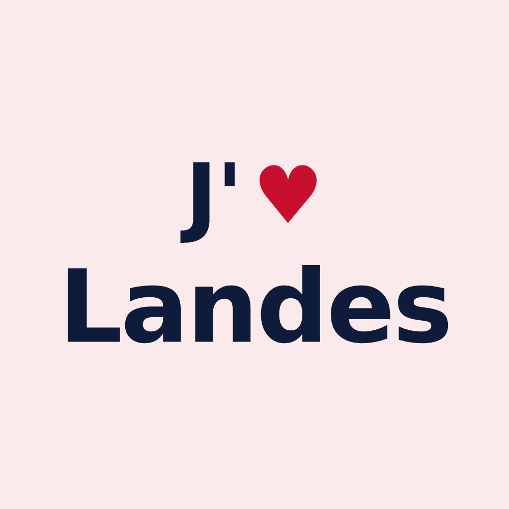 Magnet personnalisé Landes — design J'aime Landes