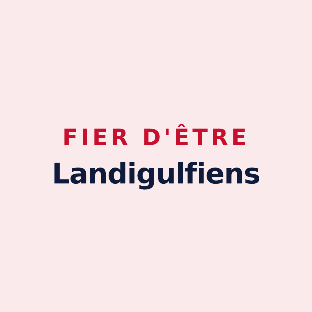 Magnet « Fier d'être Landigulfiens » — design pour Landigou