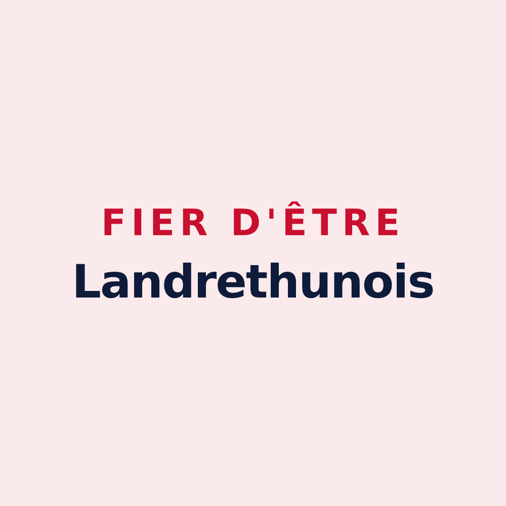 Magnet « Fier d'être Landrethunois » — design pour Landrethun-le-Nord