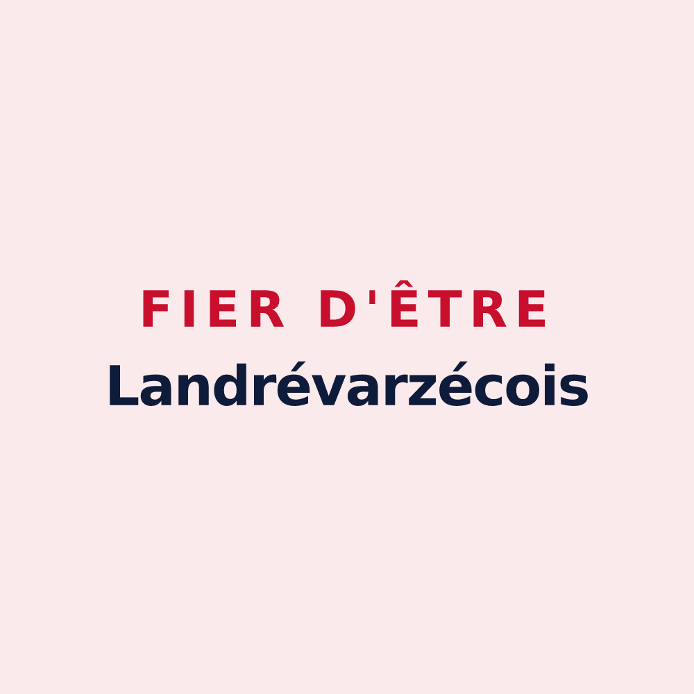 Magnet « Fier d'être Landrévarzécois » — design pour Landrévarzec