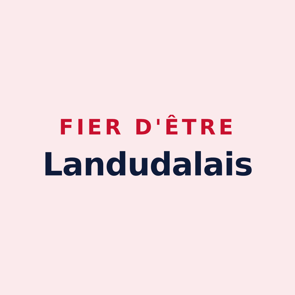 Magnet « Fier d'être Landudalais » — design pour Landudal