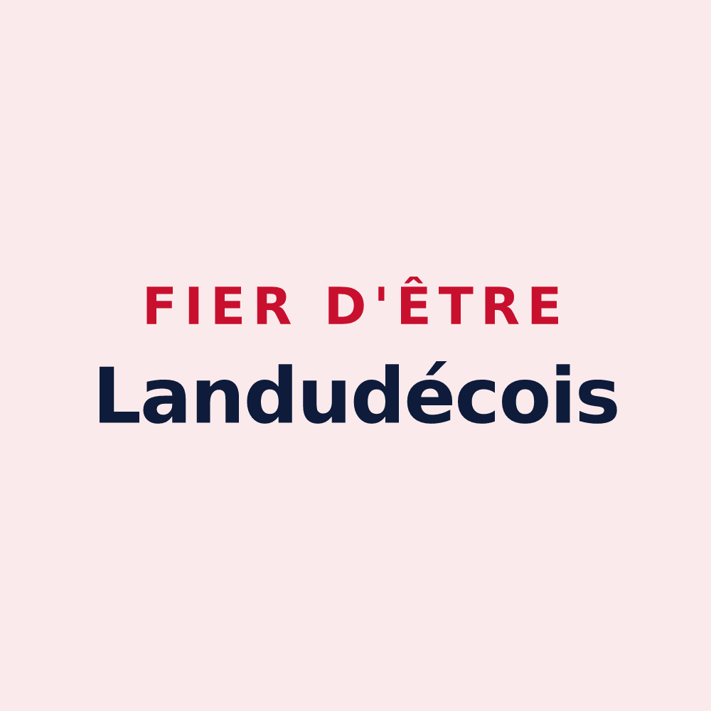 Magnet « Fier d'être Landudécois » — design pour Landudec