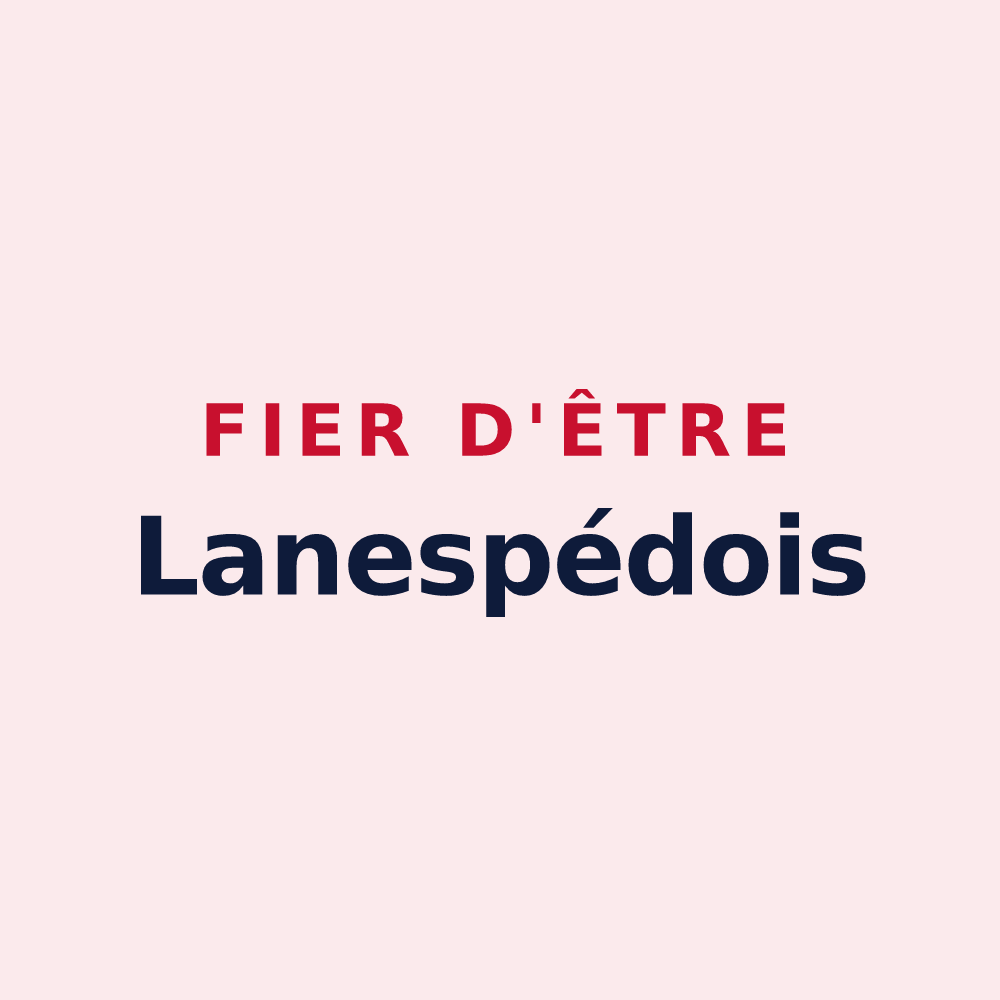 Magnet « Fier d'être Lanespédois » — design pour Lanespède