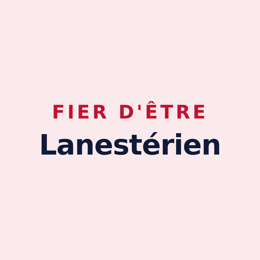 Magnet « Fier d'être Lanestérien » — design pour Lanester