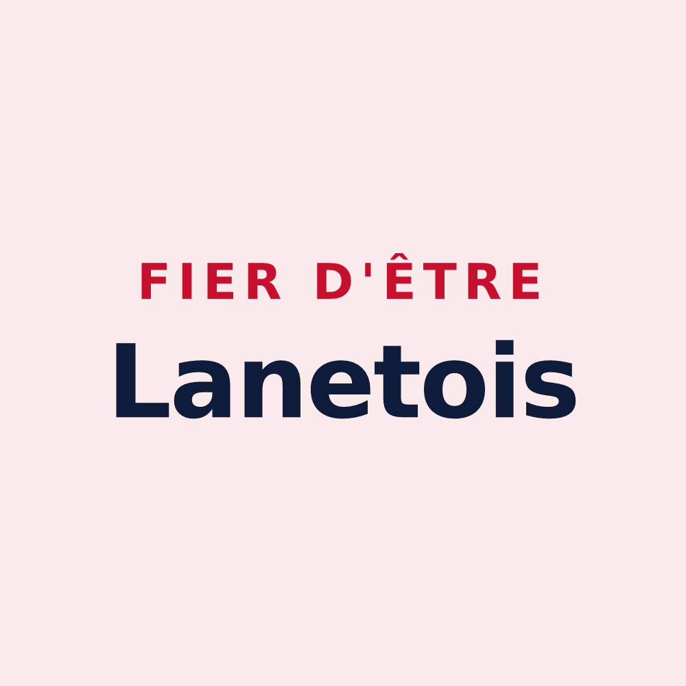 Magnet « Fier d'être Lanetois » — design pour Lanet
