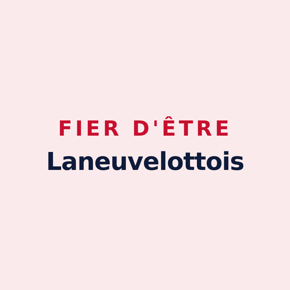 Magnet « Fier d'être Laneuvelottois » — design pour Laneuvelotte