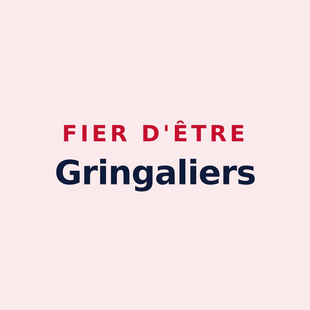 Magnet « Fier d'être Gringaliers » — design pour Lanfroicourt
