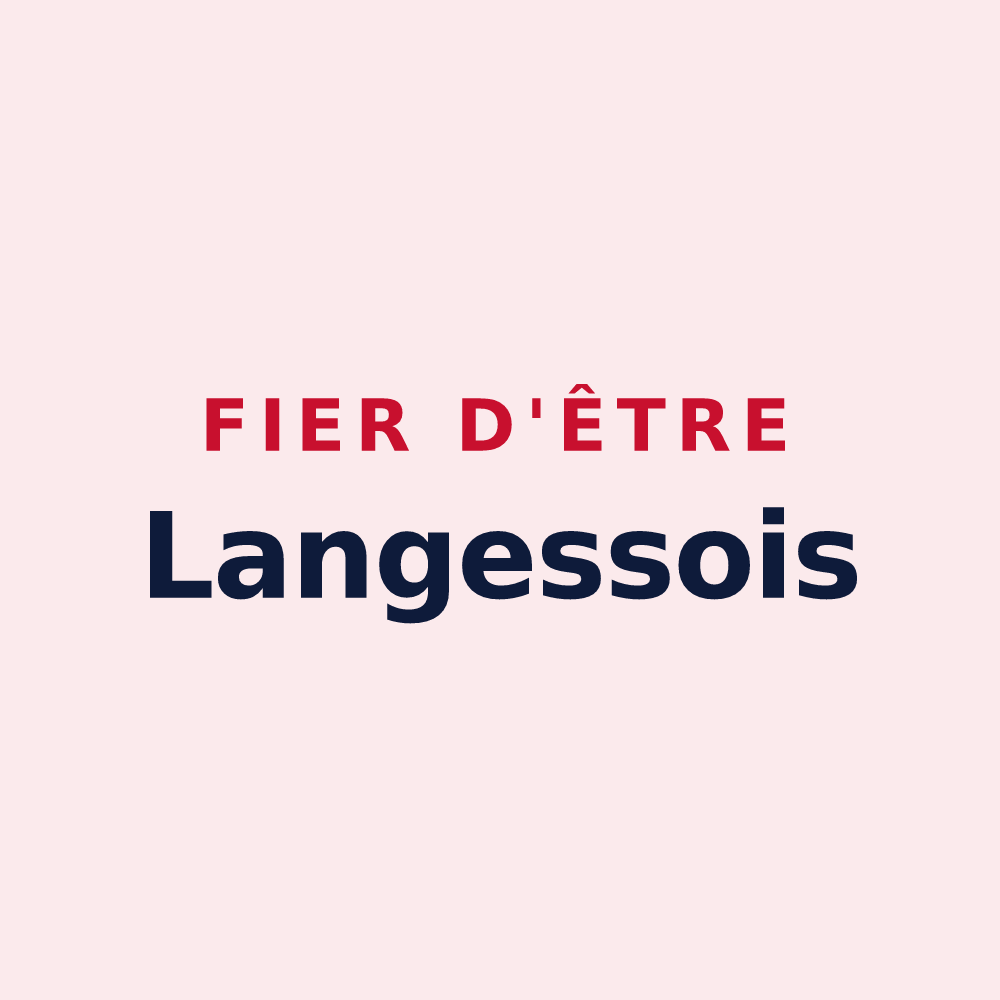 Magnet « Fier d'être Langessois » — design pour Langesse