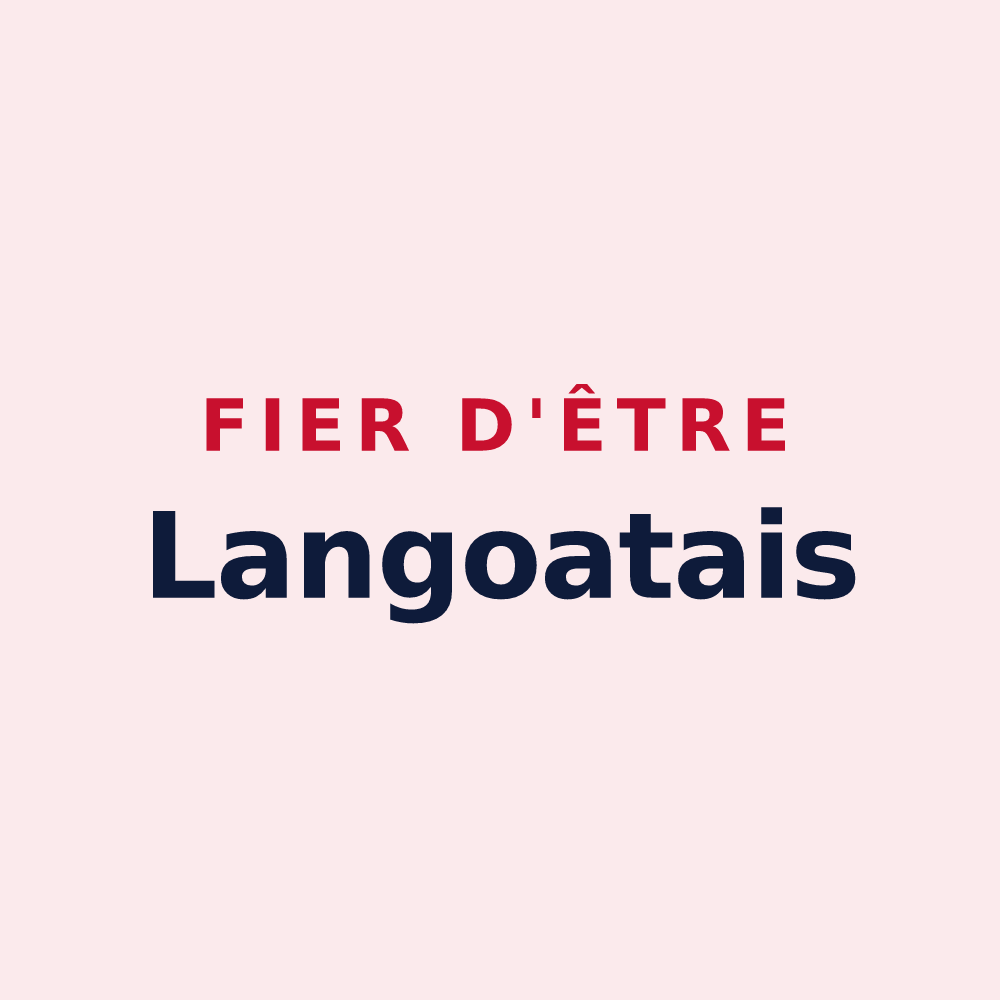 Magnet « Fier d'être Langoatais » — design pour Langoat