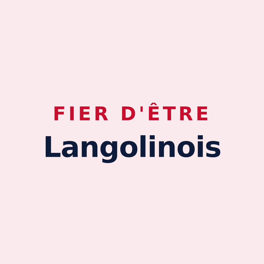 Magnet « Fier d'être Langolinois » — design pour Langolen