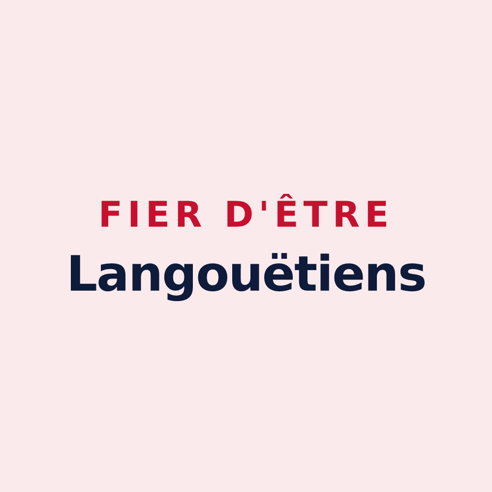 Magnet « Fier d'être Langouëtiens » — design pour Langouet