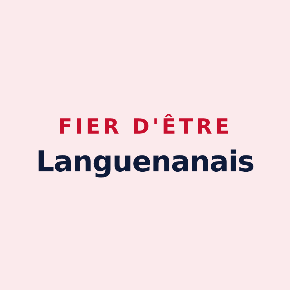 Magnet « Fier d'être Languenanais » — design pour Languenan