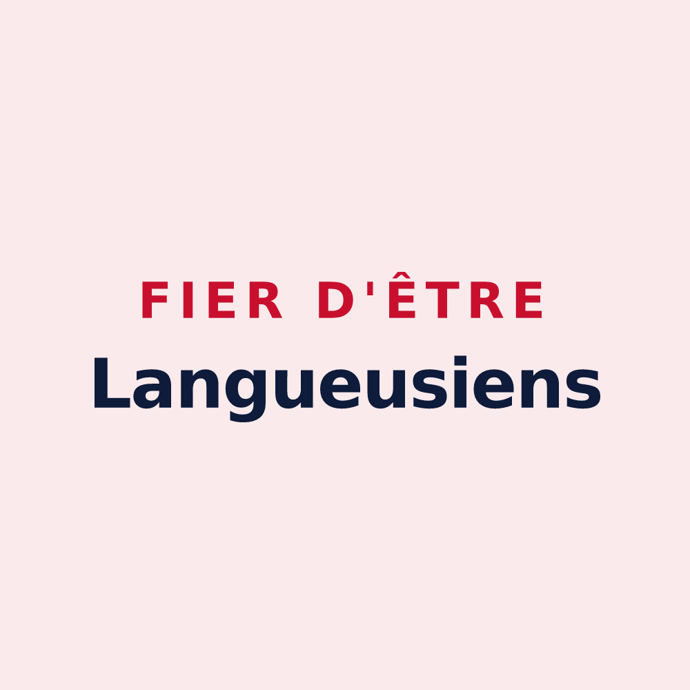 Magnet « Fier d'être Langueusiens » — design pour Langueux