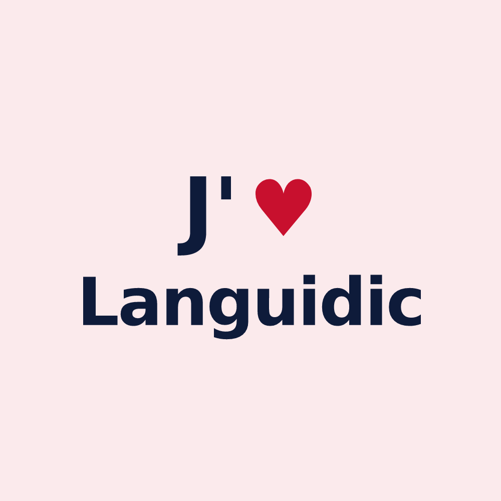 Magnet personnalisé Languidic — design J'aime Languidic