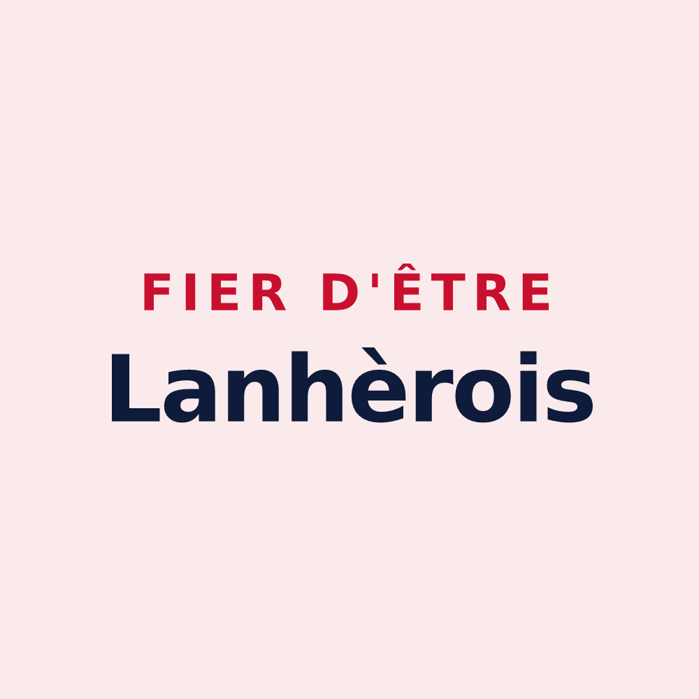 Magnet « Fier d'être Lanhèrois » — design pour Lanhères