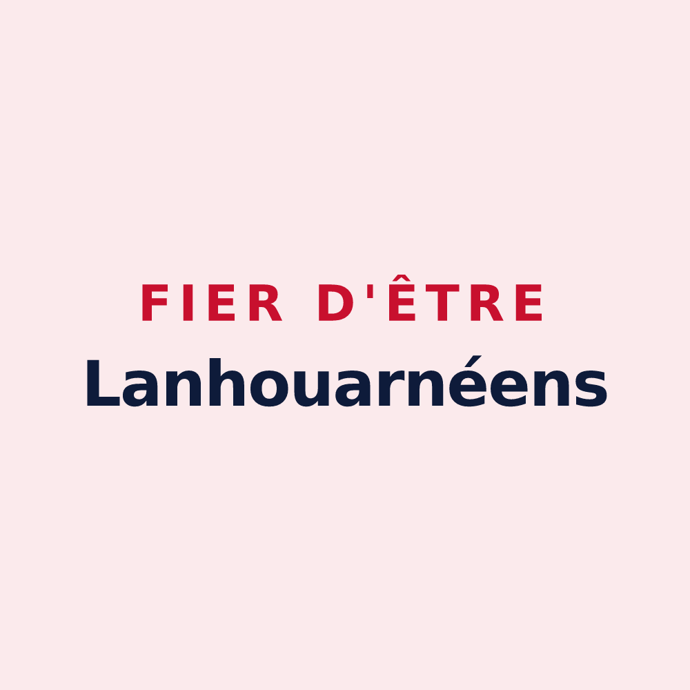 Magnet « Fier d'être Lanhouarnéens » — design pour Lanhouarneau