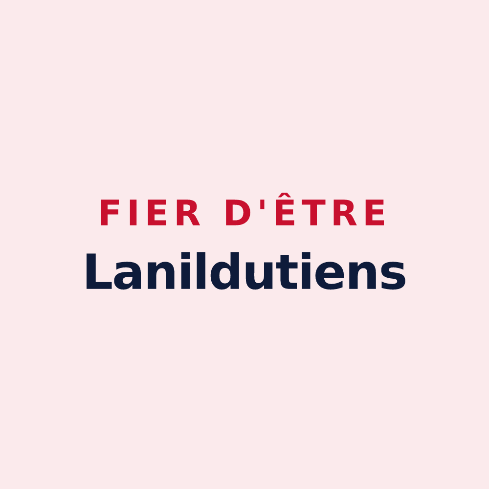 Magnet « Fier d'être Lanildutiens » — design pour Lanildut