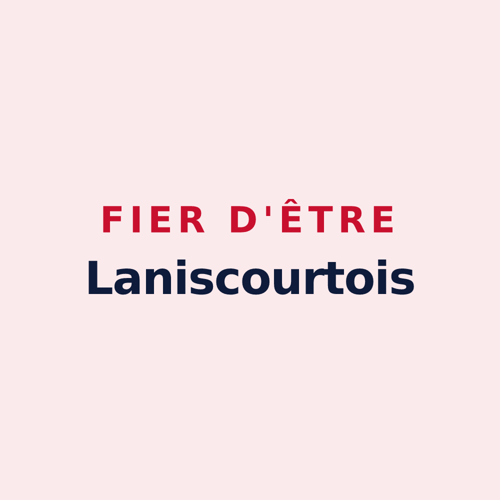 Magnet « Fier d'être Laniscourtois » — design pour Laniscourt