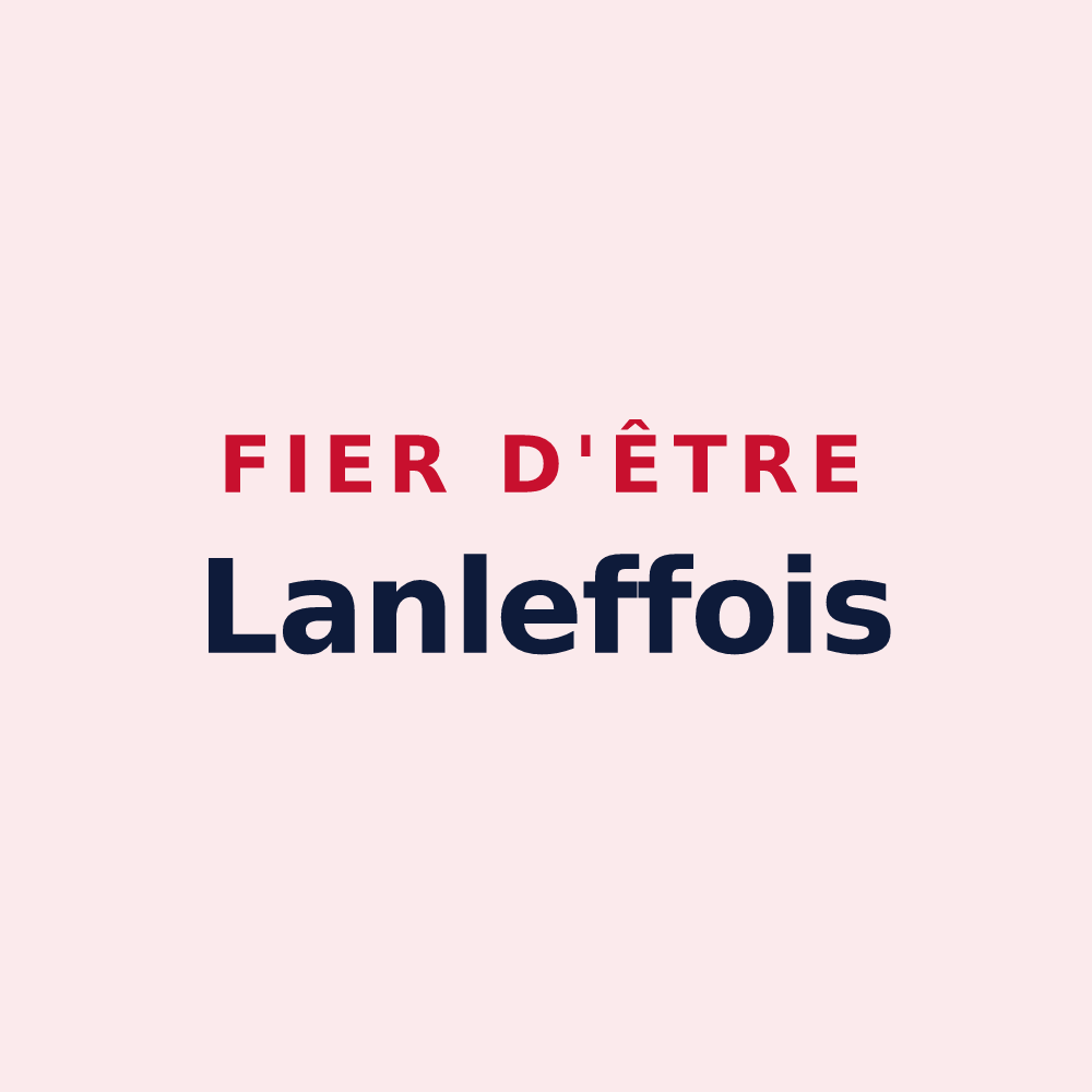 Magnet « Fier d'être Lanleffois » — design pour Lanleff
