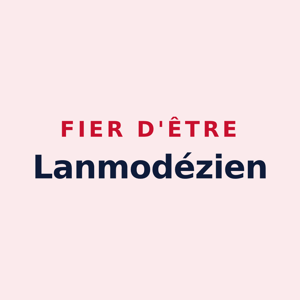 Magnet « Fier d'être Lanmodézien » — design pour Lanmodez