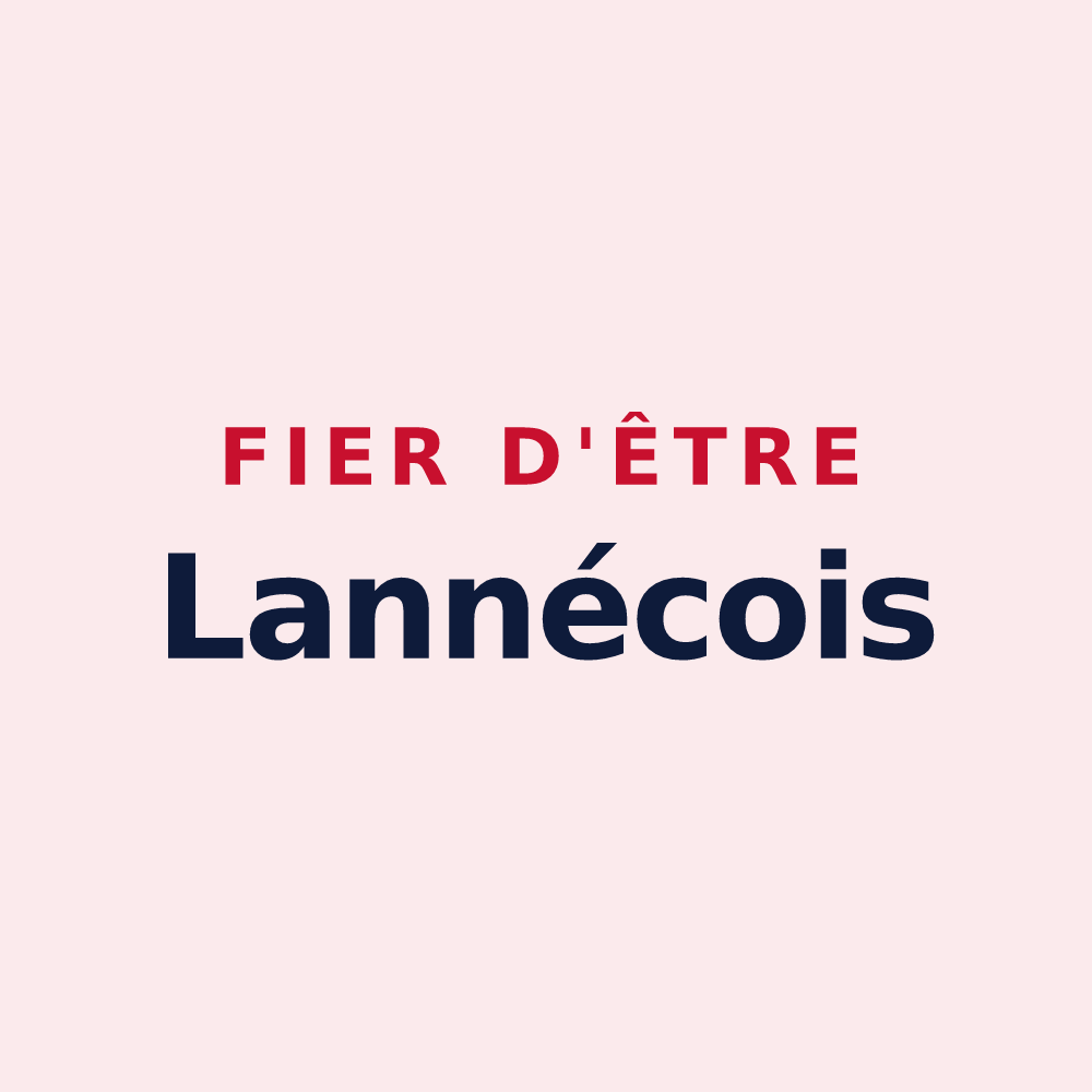 Magnet « Fier d'être Lannécois » — design pour Lannéanou