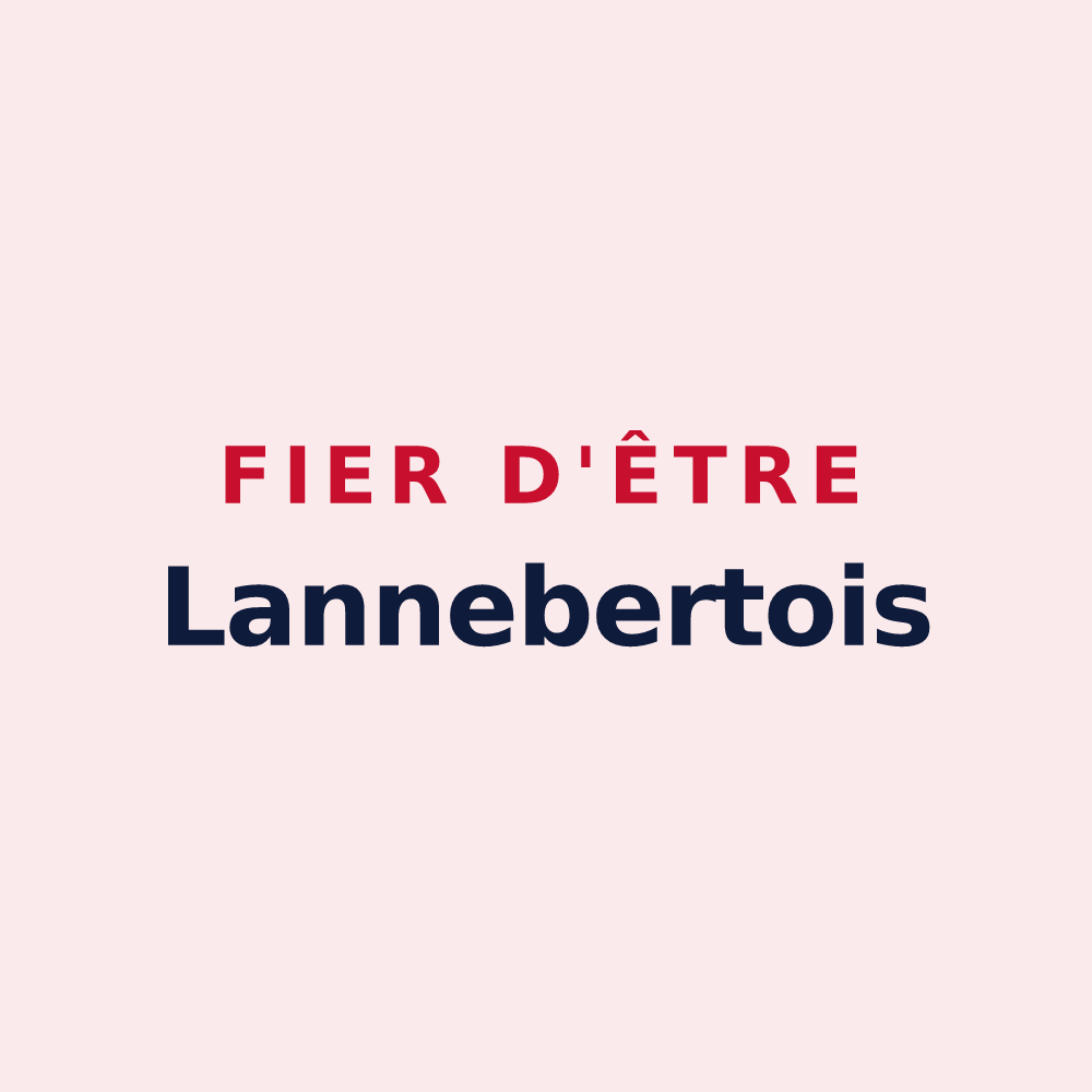 Magnet « Fier d'être Lannebertois » — design pour Lannebert