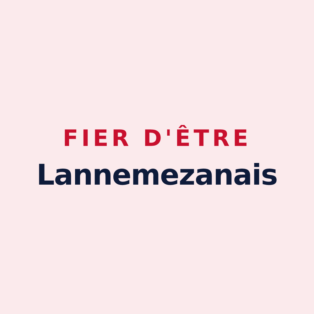 Magnet « Fier d'être Lannemezanais » — design pour Lannemezan
