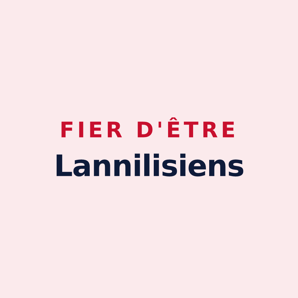 Magnet « Fier d'être Lannilisiens » — design pour Lannilis