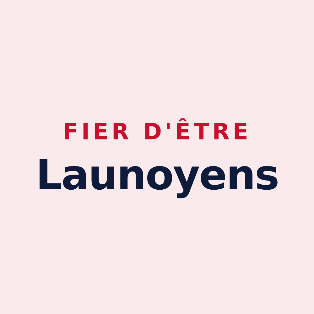 Magnet « Fier d'être Launoyens » — design pour Lannoy-Cuillère