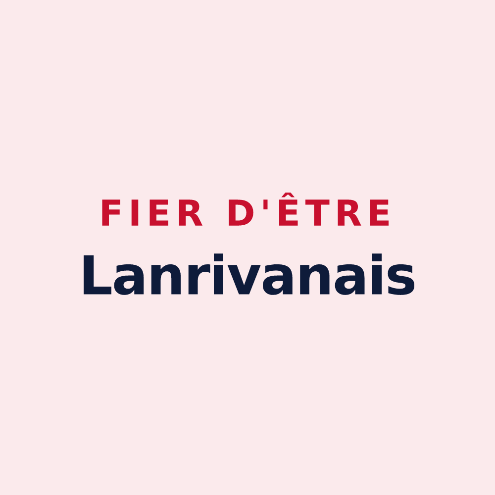 Magnet « Fier d'être Lanrivanais » — design pour Lanrivain